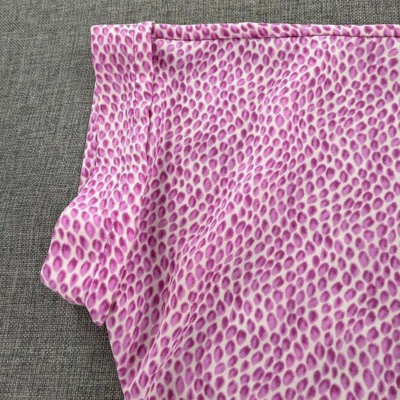 Bar III Romper Shorts Medium Polyester Fuschia Lightweight Relaxed Fit - Picture 9 of 14